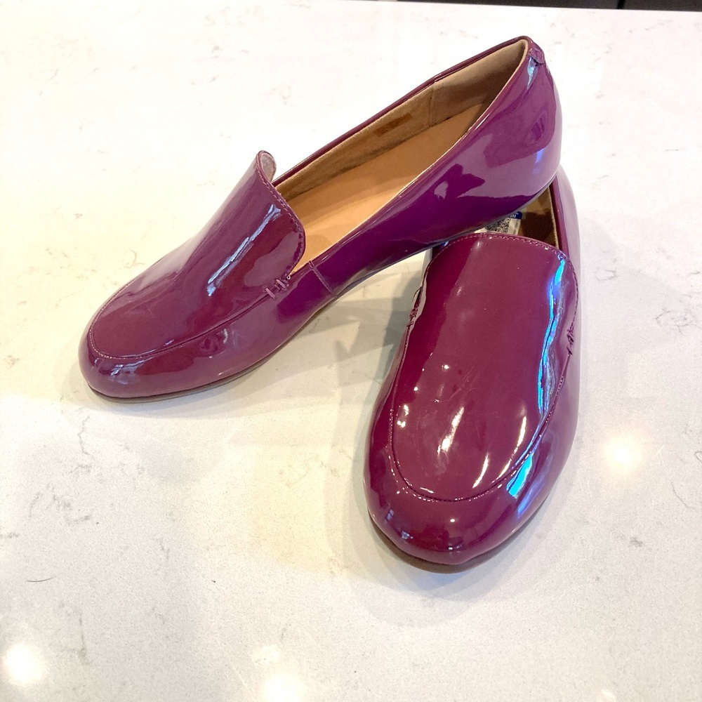 NEW FitFlop Lena Patent Leather Shiny Lightweight Soft Preppy Loafers Size 11
